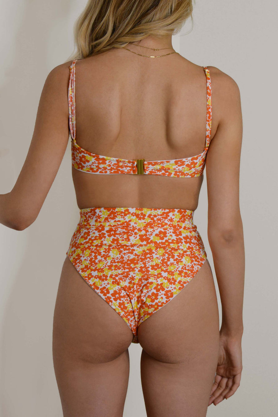 Bikini à armatures - Floreale Arancione