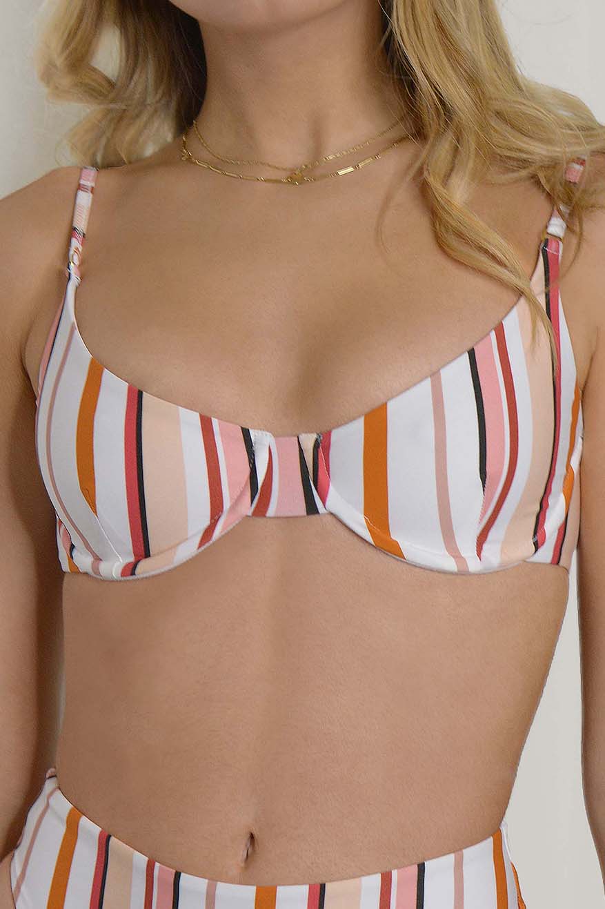 Underwire Bikini - Stripe